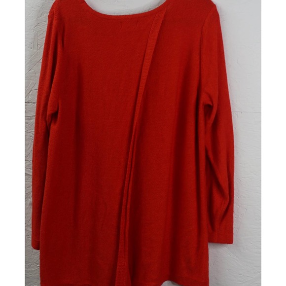 Old Navy Orange Long Sleeve Crew Neck Cross Back Sweater 2X - Picture 6 of 6